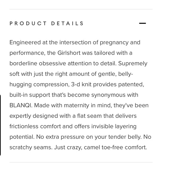 BLANQI EVERYDAY MATERNITY BELLY SUPPORT GIRLSHORT - Picture 4 of 10